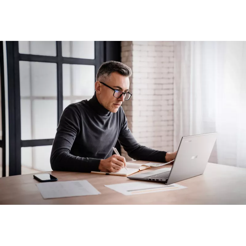 ASUS Chromebook Plus Enterprise CB54 CB5403CMA-QM0916 Intel Core Ultra 7 155U 35.6 cm (14 cal) Dotykowy WQXGA 16 GB LPDDR5x-SDRAM 256 GB SSD Wi-Fi 6E (802.11ax) ChromeOS US International srebrny
