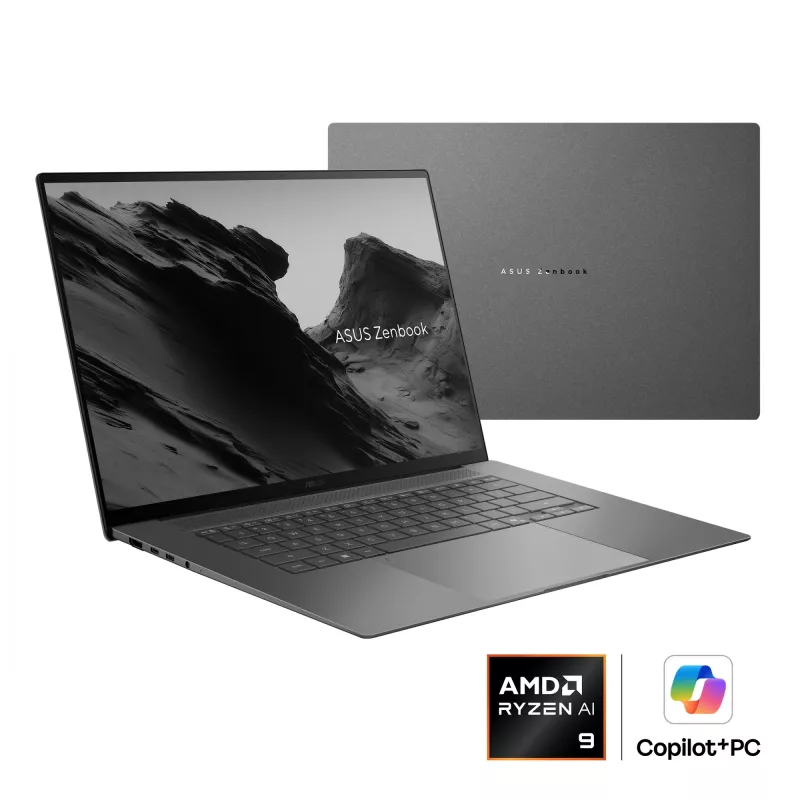 ASUS Zenbook S16 UM5606GA-SS180W Copilot+ PC AMD Ryzen AI 9 465 Laptop 40.6 cm (16 cali) 3K 32 GB LPDDR5x-SDRAM 1 TB SSD Wi-Fi 7 (802.11be) Windows 11 Home Dutch szary
