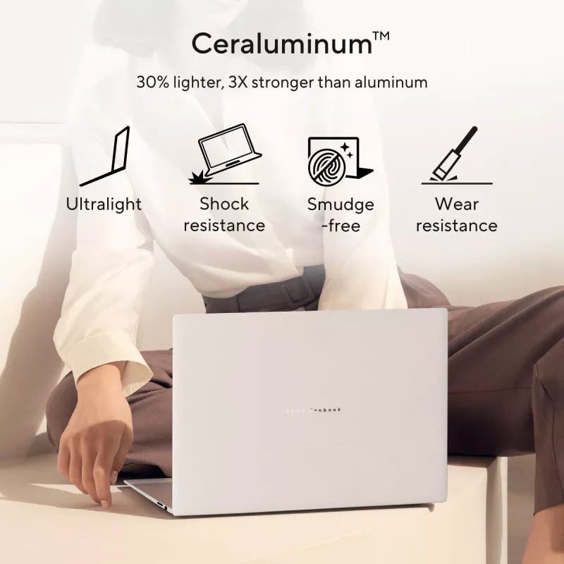 ASUS Zenbook S16 UM5606GA-SS180W Copilot+ PC AMD Ryzen AI 9 465 Laptop 40.6 cm (16 cali) 3K 32 GB LPDDR5x-SDRAM 1 TB SSD Wi-Fi 7 (802.11be) Windows 11 Home Dutch szary