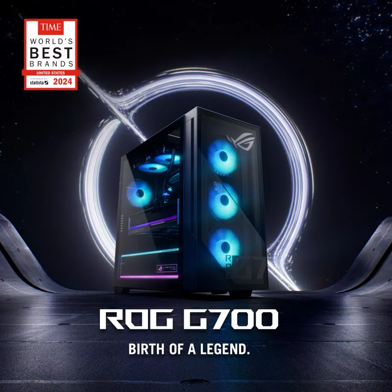 ASUS ROG G700 G700TF-05225F114W Intel Core Ultra 5 225F 32 GB DDR5-SDRAM 1 TB SSD NVIDIA GeForce RTX 5060 Windows 11 Home PC Tower Czarny
