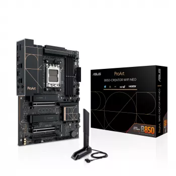 Płyta główna ASUS PROART B850-CREATOR WiFi NEO — AMD B850, Socket AM5, ATX, DDR5, 4 DIMM, 256 GB, Wi‑Fi 7, 5Gb Ethernet