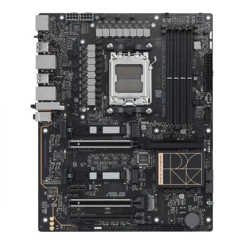 Płyta główna ASUS PROART B850-CREATOR WiFi NEO — AMD B850, Socket AM5, ATX, DDR5, 4 DIMM, 256 GB, Wi‑Fi 7, 5Gb Ethernet