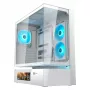 COUGAR CFV235 Vision midi tower PC case — ARGB, 9.16 cala (23.3 cm) LCD, szkło hartowane, biały, obsługuje ATX/Micro-ITX, 2x3.5 cala + 2x2.5 cala