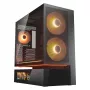 COUGAR PC Midi Tower Case CFV235 Vision — ARGB, 9,16 cala (23,3 cm) LCD 1920×462, Mesh, Przód 2×160 mm, Tył 1×120 mm, Czarny