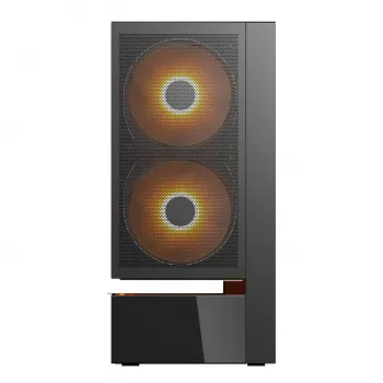 COUGAR PC Midi Tower Case CFV235 Vision — ARGB, 9,16 cala (23,3 cm) LCD 1920×462, Mesh, Przód 2×160 mm, Tył 1×120 mm, Czarny