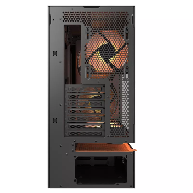 COUGAR PC Midi Tower Case CFV235 Vision — ARGB, 9,16 cala (23,3 cm) LCD 1920×462, Mesh, Przód 2×160 mm, Tył 1×120 mm, Czarny