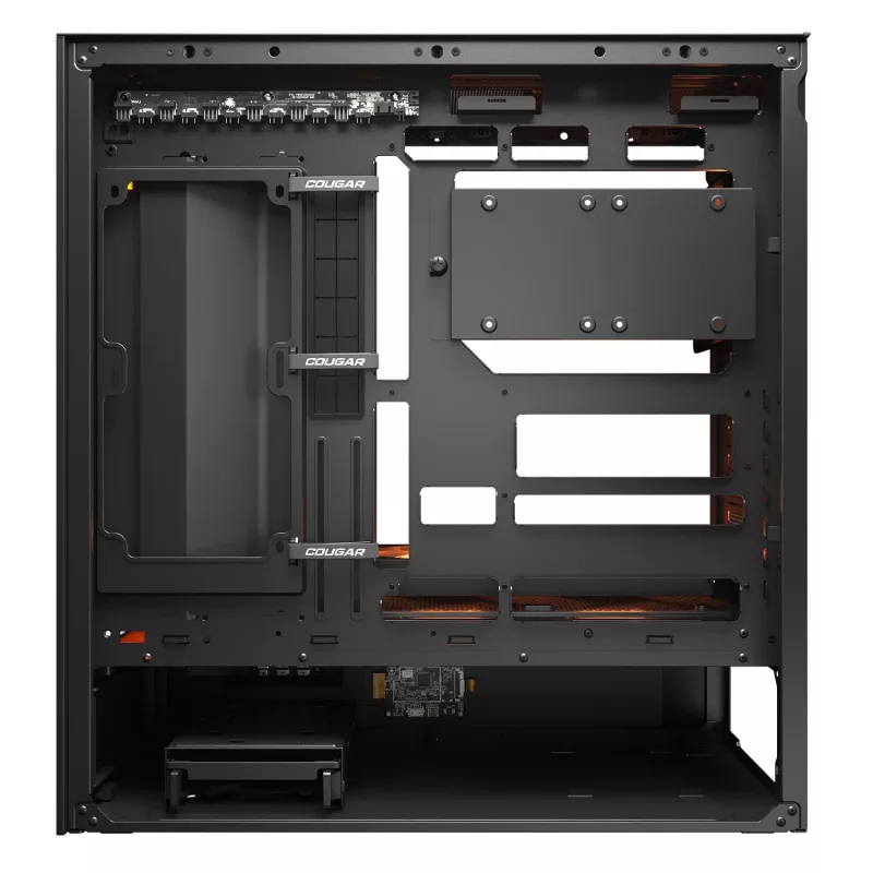 COUGAR PC Midi Tower Case CFV235 Vision — ARGB, 9,16 cala (23,3 cm) LCD 1920×462, Mesh, Przód 2×160 mm, Tył 1×120 mm, Czarny