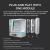 COUGAR PC Midi Tower Case CFV235 Vision — ARGB, 9,16 cala (23,3 cm) LCD 1920×462, Mesh, Przód 2×160 mm, Tył 1×120 mm, Czarny