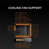 COUGAR PC Midi Tower Case CFV235 Vision — ARGB, 9,16 cala (23,3 cm) LCD 1920×462, Mesh, Przód 2×160 mm, Tył 1×120 mm, Czarny