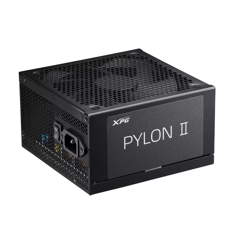 Zasilacz XPG PYLON II 550W BRĄZOWY, 550 W, 100 - 240 V, 50/60 Hz, 8 A, Aktywne, 20 A