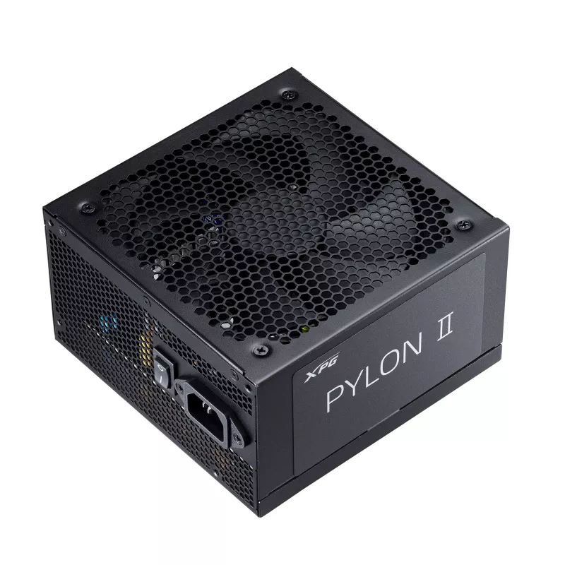 Zasilacz XPG PYLON II 550W BRĄZOWY, 550 W, 100 - 240 V, 50/60 Hz, 8 A, Aktywne, 20 A