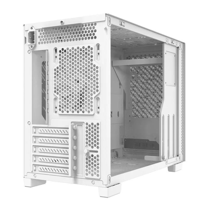 XPG VALOR AIR NANO MID-TOWER CHASSIS - biały, Midi Tower, PC, biały, micro ATX, Mini-ITX, SPCC, 17 cm