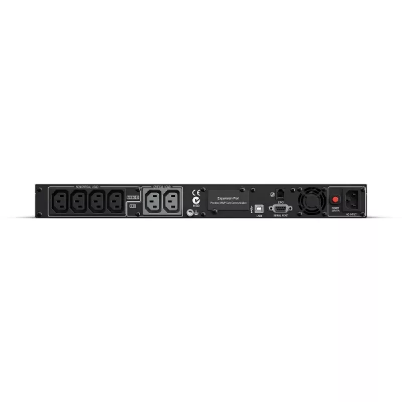 CyberPower PR1000ELCDRT1U zasilacz awaryjny (UPS) Line-Interactive 1 kVA 800 W 6 gniazd AC