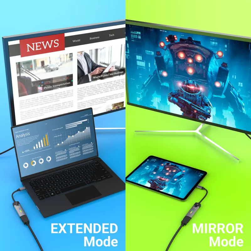 j5create JCA157-N adapter USB-C na HDMI 2.1 8K, 10 cm