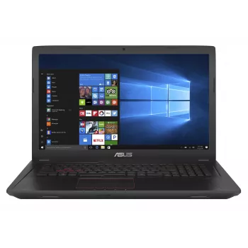 Laptop ASUS FX553VD-DM199T — Intel Core i5-7300HQ, 15.6 cala Full HD, 8 GB RAM, 256 GB SSD, NVIDIA GeForce GTX 1050, Windows 10 Home, czarny