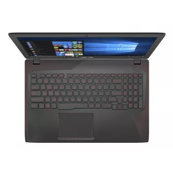 Laptop ASUS FX553VD-DM199T — Intel Core i5-7300HQ, 15.6 cala Full HD, 8 GB RAM, 256 GB SSD, NVIDIA GeForce GTX 1050, Windows 10 Home, czarny