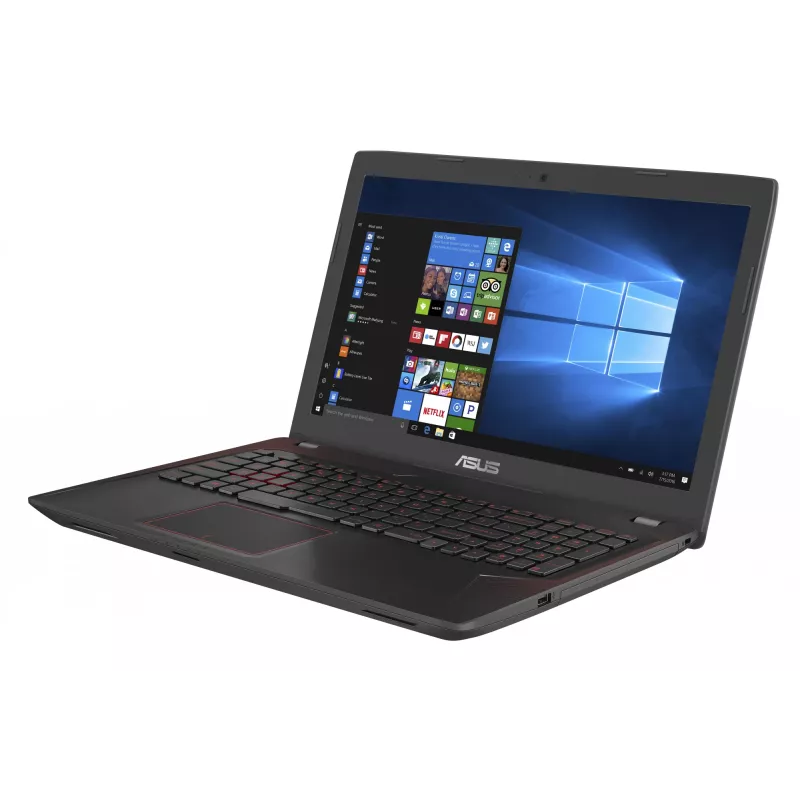 Laptop ASUS FX553VD-DM199T — Intel Core i5-7300HQ, 15.6 cala Full HD, 8 GB RAM, 256 GB SSD, NVIDIA GeForce GTX 1050, Windows 10 Home, czarny