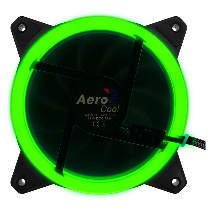 Aerocool Rev RGB Wentylator do obudowy komputera 12 cm Czarny