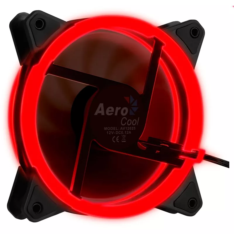 Aerocool Rev RGB Wentylator do obudowy komputera 12 cm Czarny