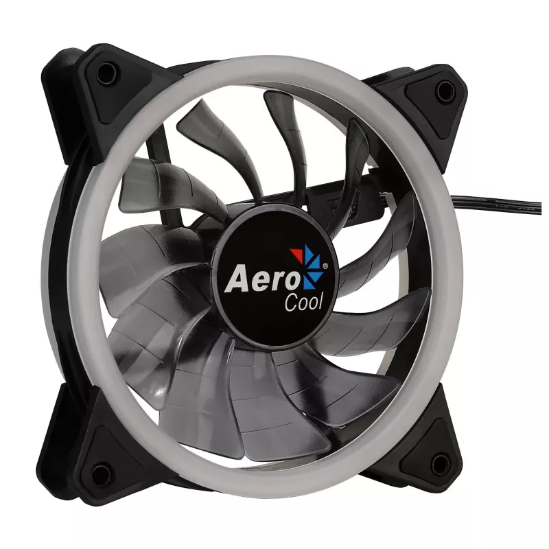 Aerocool Rev RGB Wentylator do obudowy komputera 12 cm Czarny