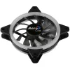Aerocool Rev RGB Wentylator do obudowy komputera 12 cm Czarny