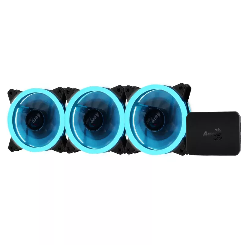 Wentylator do obudowy komputera Aerocool Rev RGB Pro 12 cm Czarny