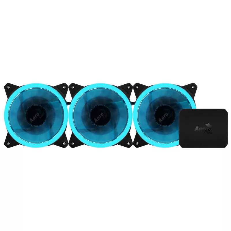 Wentylator do obudowy komputera Aerocool Rev RGB Pro 12 cm Czarny