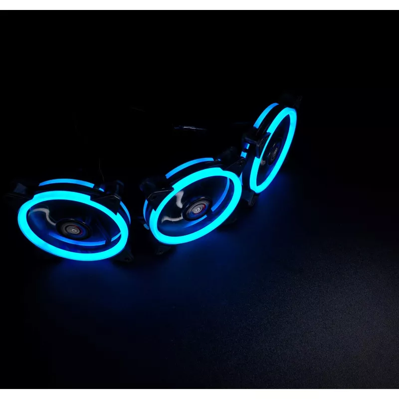 Wentylator do obudowy komputera Aerocool Rev RGB Pro 12 cm Czarny