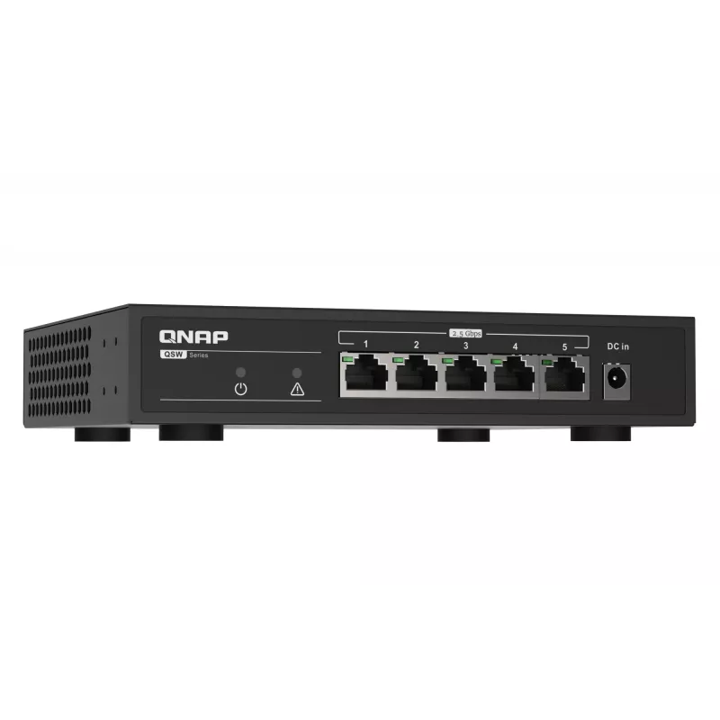 QNAP QSW-1105-5T 5-portowy switch niezarządzalny, 5x 2.5GbE