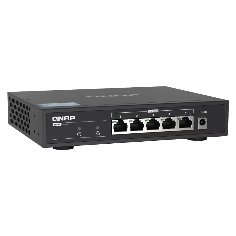 QNAP QSW-1105-5T 5-portowy switch niezarządzalny, 5x 2.5GbE