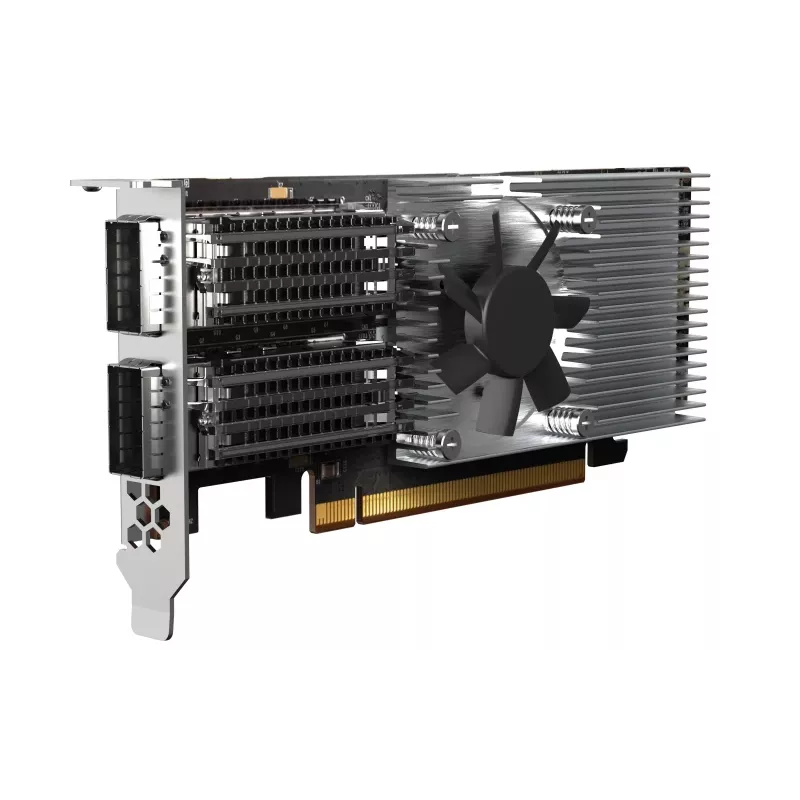 QNAP QXG-100G2SF-E810 karta sieciowa Wewnętrzna Fiber 100000 Mbit/s