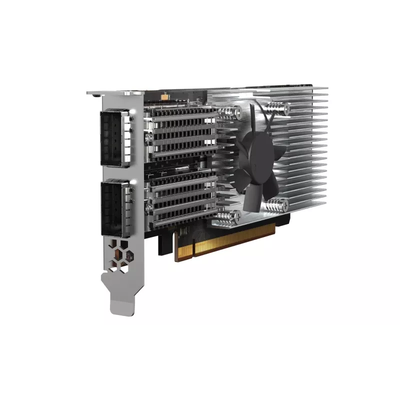 QNAP QXG-100G2SF-E810 karta sieciowa Wewnętrzna Fiber 100000 Mbit/s