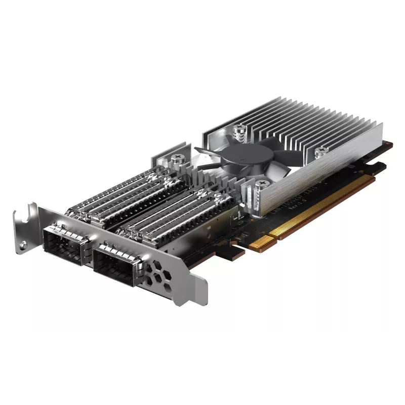 QNAP QXG-100G2SF-E810 karta sieciowa Wewnętrzna Fiber 100000 Mbit/s
