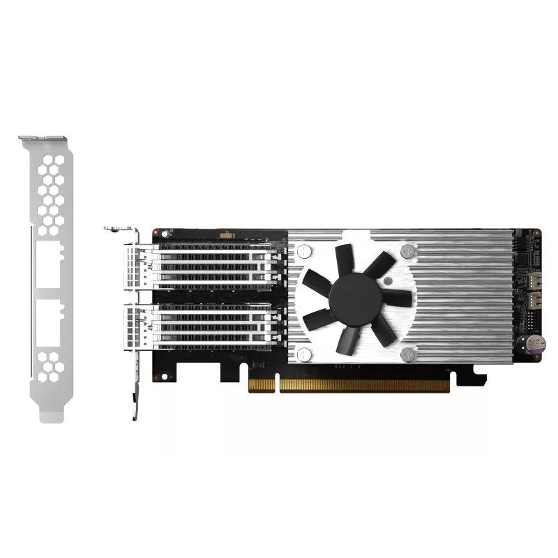 QNAP QXG-100G2SF-E810 karta sieciowa Wewnętrzna Fiber 100000 Mbit/s