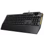 ASUS TUF Gaming K1 klawiatura USB Czarny Pełnowymiarowa RGB LED