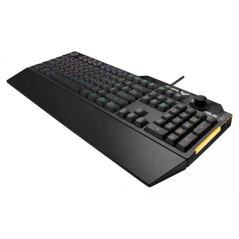 ASUS TUF Gaming K1 klawiatura USB Czarny Pełnowymiarowa RGB LED
