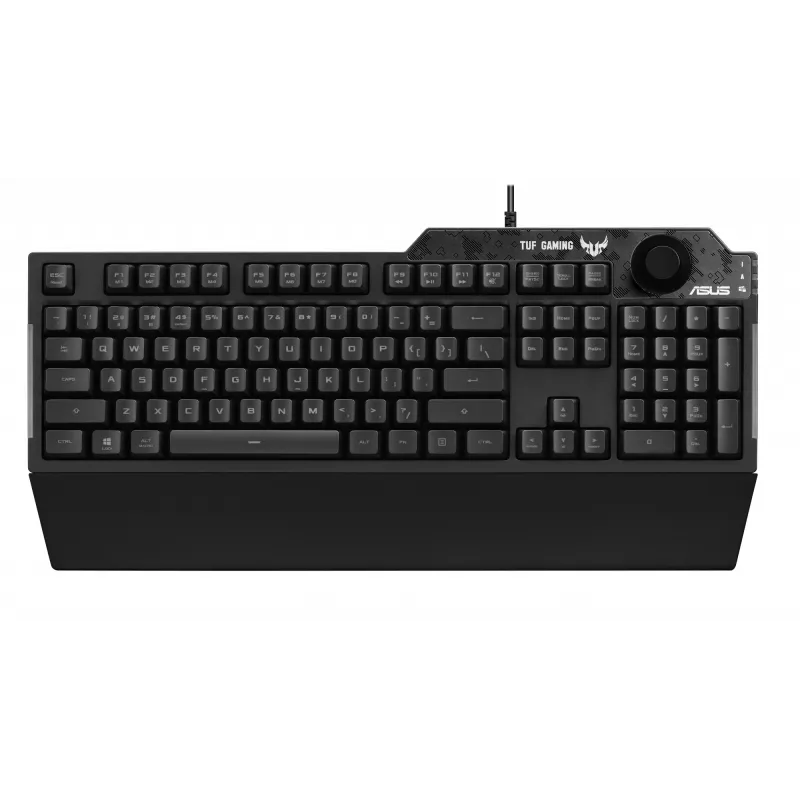 ASUS TUF Gaming K1 klawiatura USB Czarny Pełnowymiarowa RGB LED