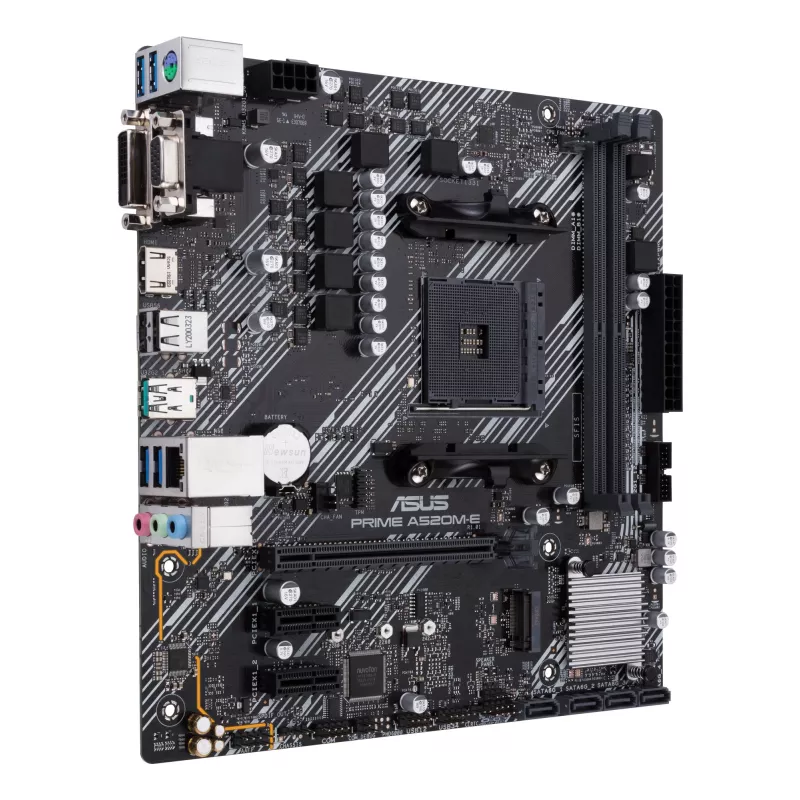 Płyta główna ASUS PRIME A520M-E/CSM, AMD A520, gniazdo AM4, micro ATX