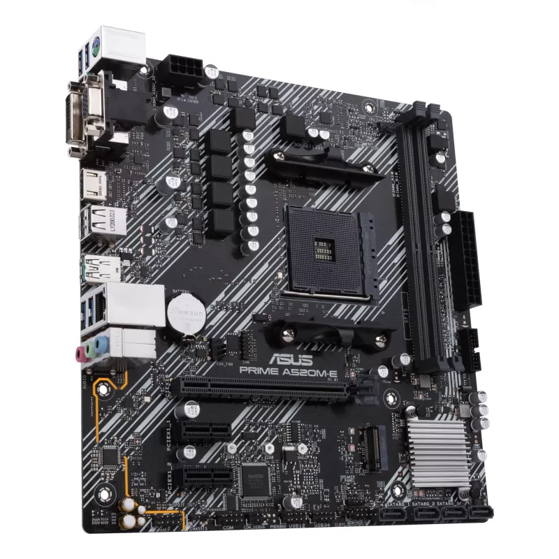 Płyta główna ASUS PRIME A520M-E/CSM, AMD A520, gniazdo AM4, micro ATX