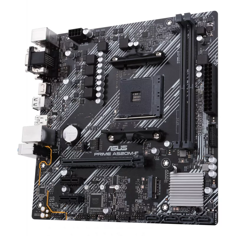 Płyta główna ASUS PRIME A520M-E/CSM, AMD A520, gniazdo AM4, micro ATX
