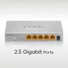 Zyxel MG-105 Niezarządzalny 2.5G Ethernet (100/1000/2500) Stal