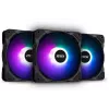 MSI MAX F12A-3 120mm zestaw wentylatorów ARGB - akcesorium do obudowy '3x 120mm wentylatory ARGB PWM, 600-1500 RPM, synchronizacja Mystic Lighting'