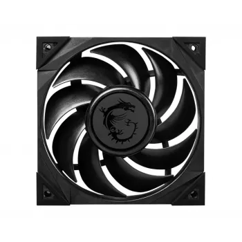 MSI MEG SILENT GALE P12 Premium cichy wentylator '120mm, PWM, zrównoważony przepływ powietrza pod ciśnieniem statycznym, łopatki z LCP, łożysko HDB, podkładki antywibracyjne, kabel 300mm'