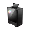MSI MAG FORGE 111R Mid Tower Obudowa Komputerowa Gamingowa 'Czarny, 1x 120mm wentylator ARGB PWM, 1-6 koncentrator ARGB, Mystic Light Sync, panel ze szkła hartowanego, ATX, mATX, mini-ITX'