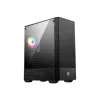 MSI MAG FORGE 111R Mid Tower Obudowa Komputerowa Gamingowa 'Czarny, 1x 120mm wentylator ARGB PWM, 1-6 koncentrator ARGB, Mystic Light Sync, panel ze szkła hartowanego, ATX, mATX, mini-ITX'