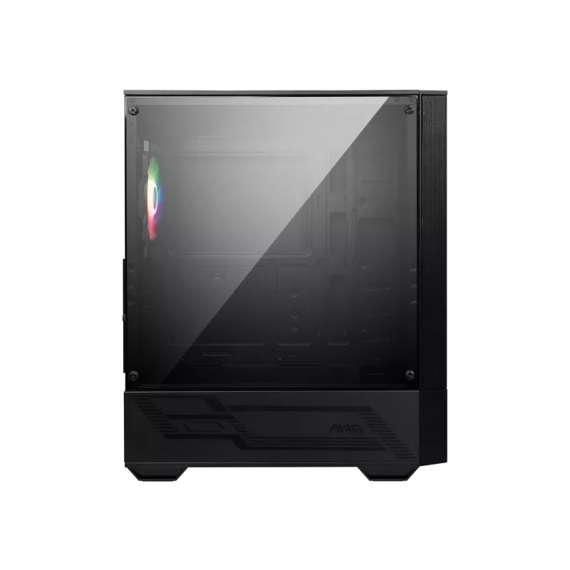 MSI MAG FORGE 111R Mid Tower Obudowa Komputerowa Gamingowa 'Czarny, 1x 120mm wentylator ARGB PWM, 1-6 koncentrator ARGB, Mystic Light Sync, panel ze szkła hartowanego, ATX, mATX, mini-ITX'