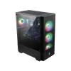 MSI MAG FORGE 111R Mid Tower Obudowa Komputerowa Gamingowa 'Czarny, 1x 120mm wentylator ARGB PWM, 1-6 koncentrator ARGB, Mystic Light Sync, panel ze szkła hartowanego, ATX, mATX, mini-ITX'