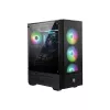 MSI MAG FORGE 111R Mid Tower Obudowa Komputerowa Gamingowa 'Czarny, 1x 120mm wentylator ARGB PWM, 1-6 koncentrator ARGB, Mystic Light Sync, panel ze szkła hartowanego, ATX, mATX, mini-ITX'