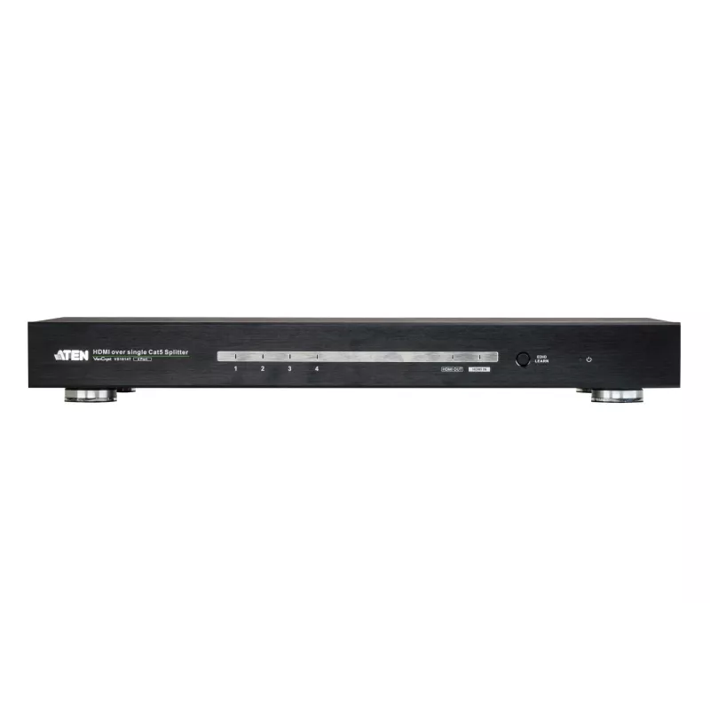 ATEN 4-Port HDMI CAT5e/6 Splitter over Single Cat kabel / 4K / RS232 / HDBaseT
