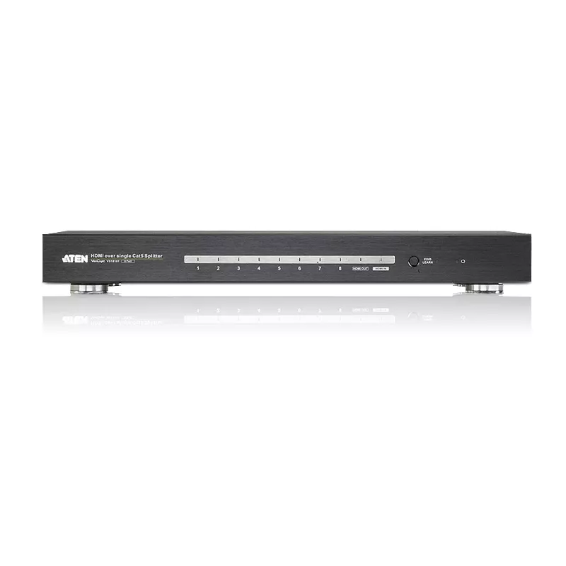 ATEN 8-Port HDMI CAT5e/6 Splitter over Single Cat kabel / 4K / RS232 / HDBaseT